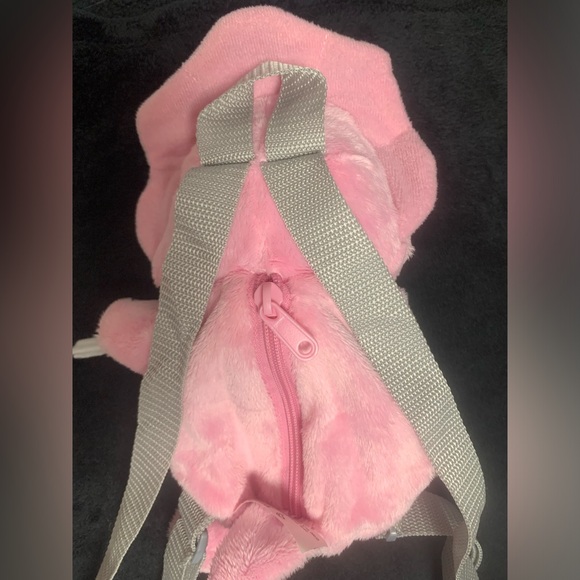 CHUPA CHUPS🍭 Pink Plush Dinosaur Backpack - Picture 2 of 3